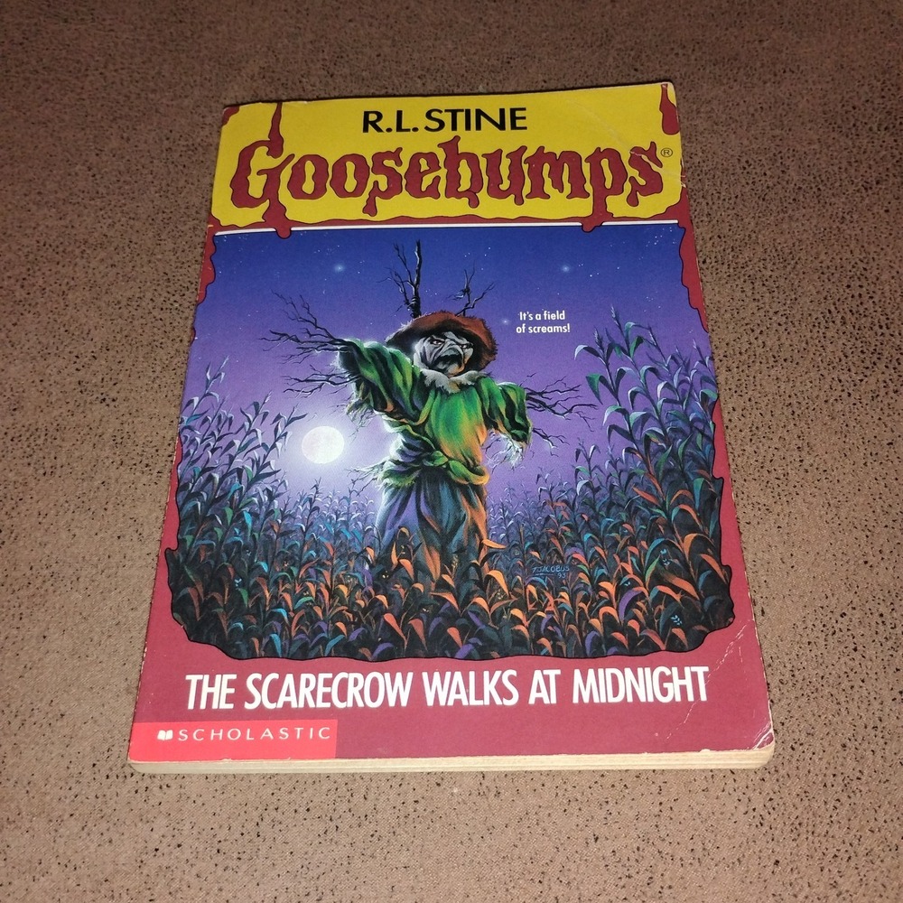 Goosebumps #20 The‎ Scarecrow Walks At Midnight  1st Edition 1994 -O